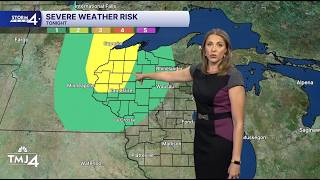 August 25th Evening Forecast: Tracking Scattered Showers Overnight