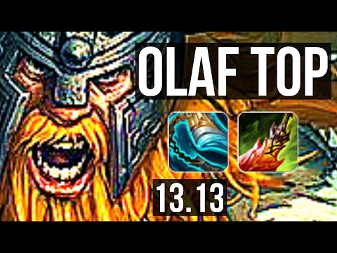 OLAF vs RIVEN (TOP) | 5/0/2, 500+ games, 1.1M mastery | EUW Challenger | 13.13
