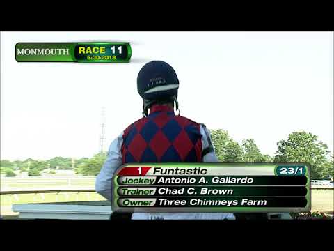 MONMOUTH PARK 6-30-18 RACE 11 - THE UNITED NATIONS