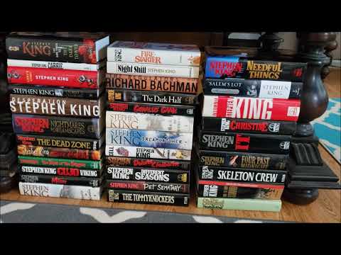 My Stephen King hardback book collection!!