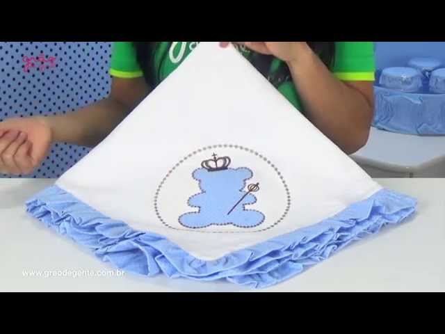 Manta Urso Realeza Azul | Ref: 45274
