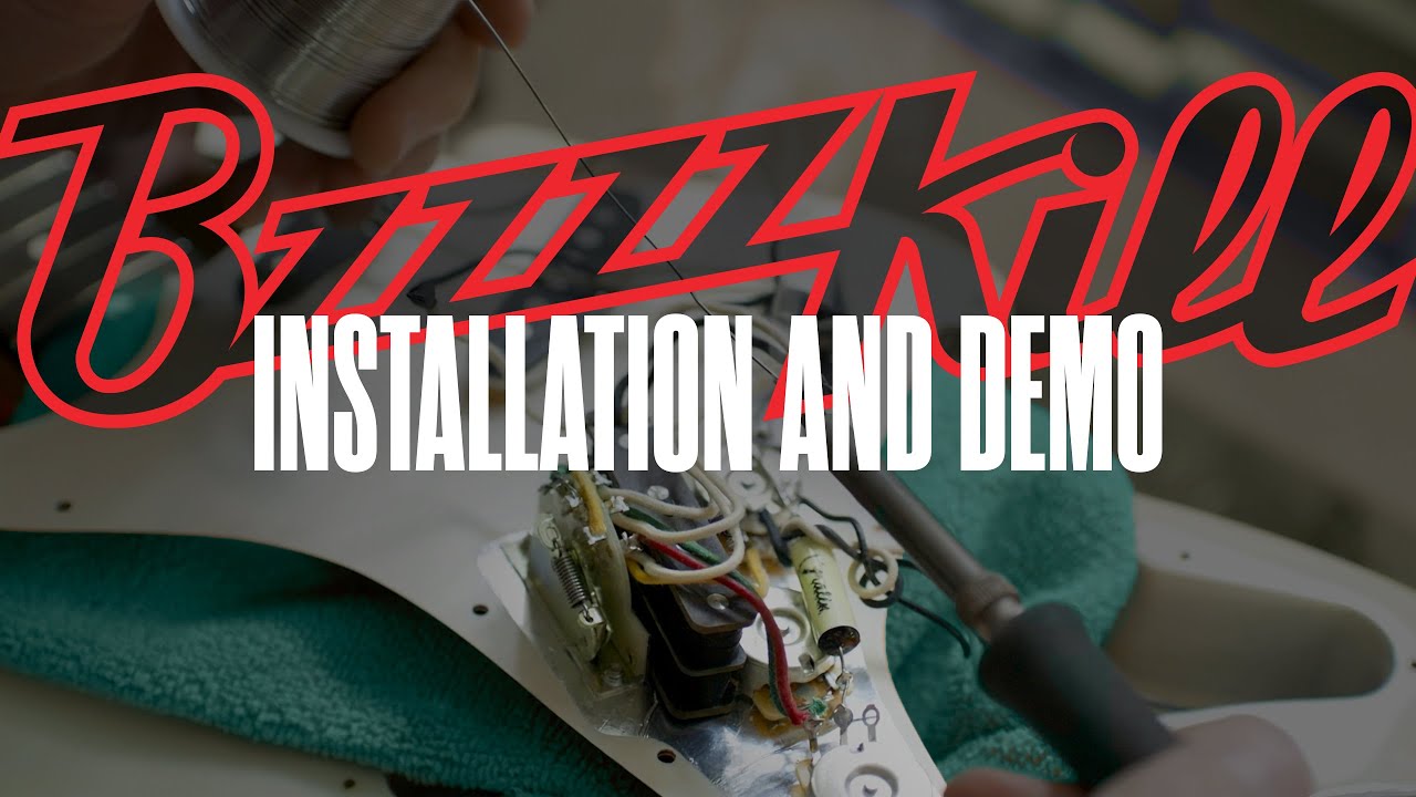 How to Install BzzzzKill - Single + Dual Full Instructions and Demo to Stop Single Coil Guitar Hum - YouTube