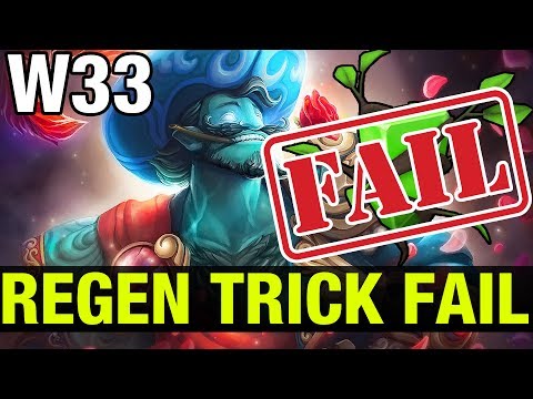 REGEN TRICK FAIL !! - W33 STORM SPIRIT - Dota 2