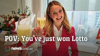 POV: You've just won the $20 million lotto jackpot