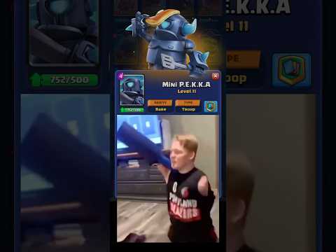 When Mini P.E.K.K.A Enters Real Life 😳⚔️ | Clash Royale #clashroyale #shorts