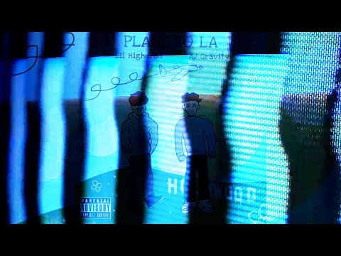 Lil Highdred - PLANE TO LA (feat. AJ Gravity) (Official Visualizer)