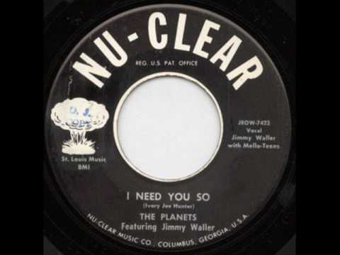 [Teener] Planets (feat. Jimmy Waller with Mello-Teens) - I Need You So (Nu-Clear 7422) 1959