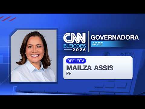 Mailza Assis é reeleita governadora do Acre | CNN ELEIÇÕES