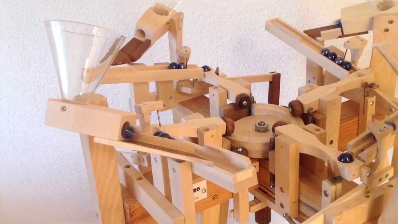 Marvel At These Meticulously Manufactured Maple Marble Machines