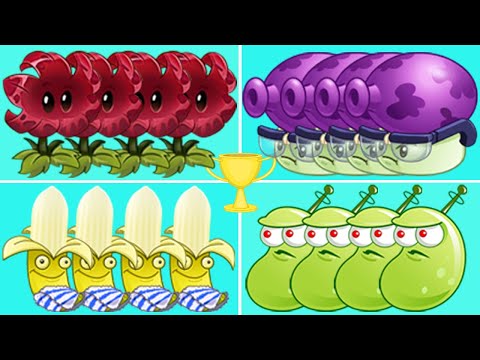 Tournament Team Banana Vs 03 Team Plant - Which Team Will Win? - PvZ 2 Team Plants