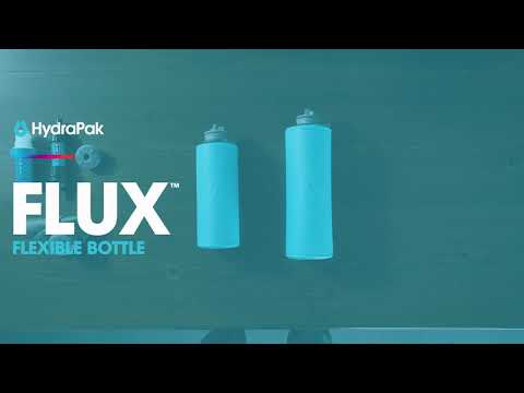Plastic running water bottle - hydrapak flux 1.5, 1500 ml