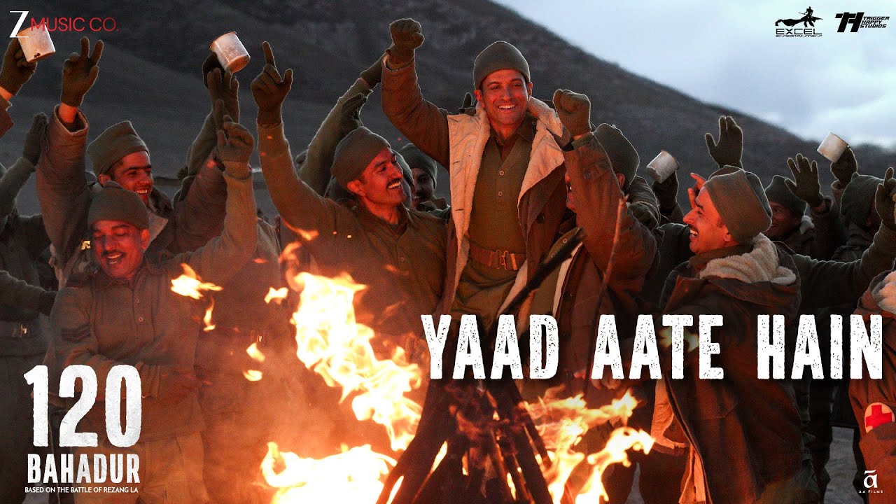 Yaad Aate Hain Lyrics | 120 Bahadur | Subhadeep Das Chowdhury, Chirag Kotwal