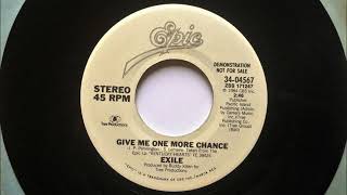 Give Me One More Chance , Exile , 1984