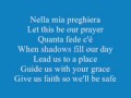 Celine Dion ft Andrea Bocelli The Prayer Lyrics