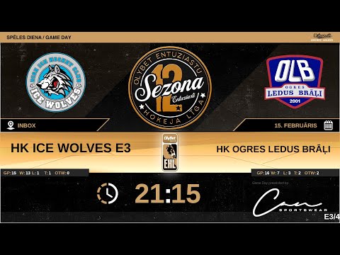 2023 02 15 Ice Wolves E3 - Ogres Ledus Brāļi