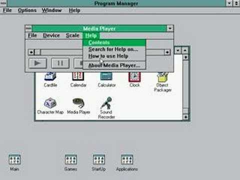 Windows 3.1 tour