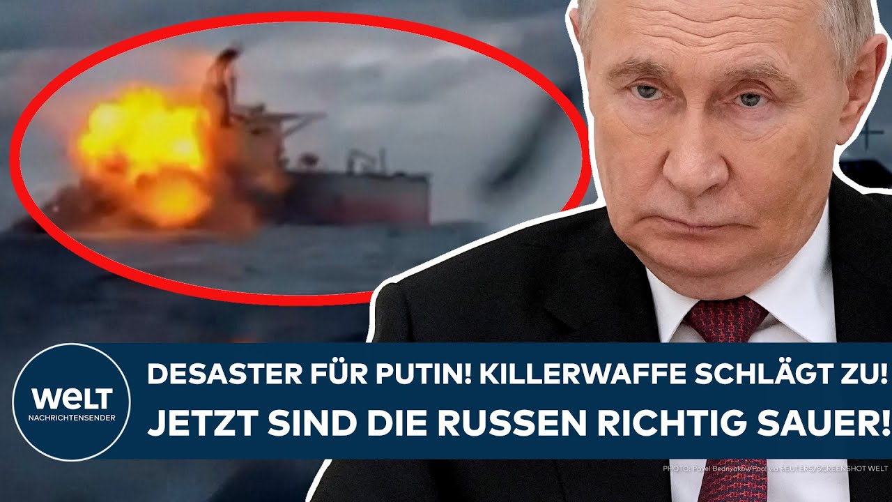 UKRAINE-KRIEG: Desaster für Putin! Killerwaffe zerstört Tanker! Jetzt sind die Russen richtig sauer!