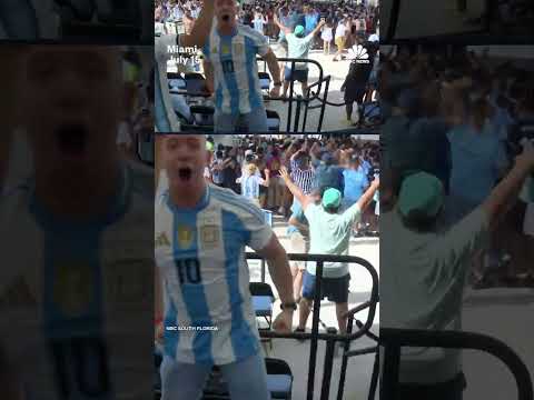 Fans react to Argentina's last minute goals in comeback against England