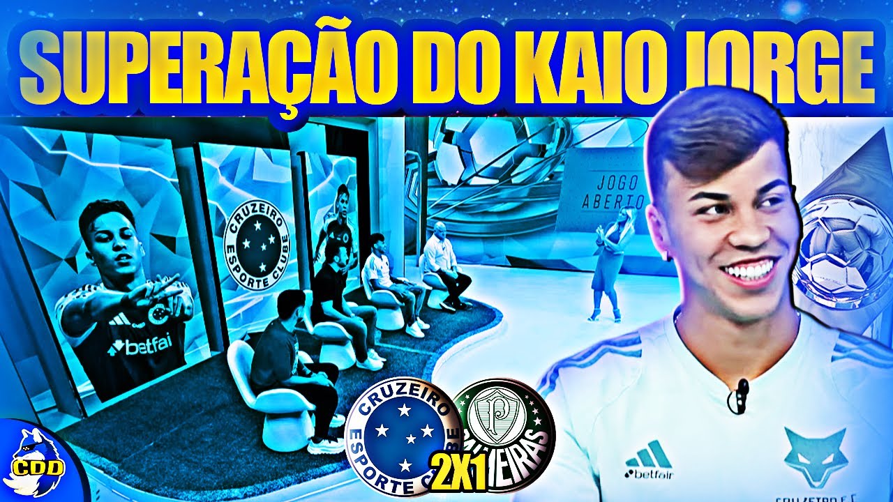 🦊🇰 KAIO JORGE DO CRUZEIRO NO JOGO ABERTO! SORRISO DE ORELHA A ORELHA APÓS DECIDIR CONTRA O PALMEIRAS