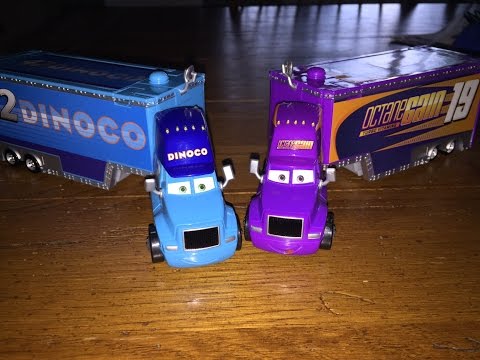 Mattel Pixar Cars 3 Cal Weathers' Hauler & Bobby Swift's Hauler Die-casts