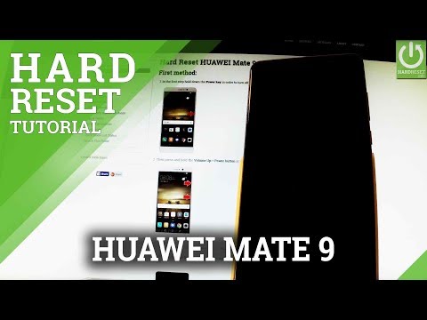 How to Hard Reset HUAWEI Mate 9 - Restore Andorid / Delete Data