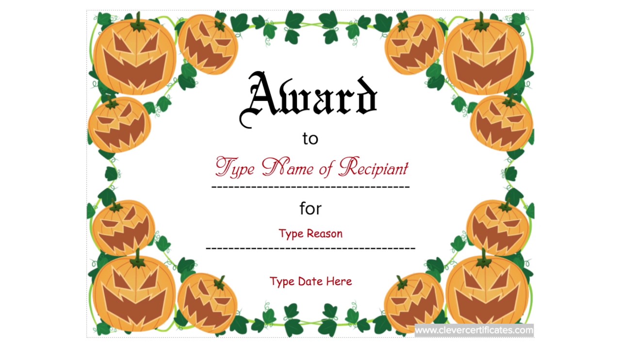 Clever Certificates ~ FREE professional certificate templates