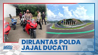 Jelang Parade MotoGP, Dirlantas Polda Metro Jaya Jajal Ducati 1.000 Cc di Monas