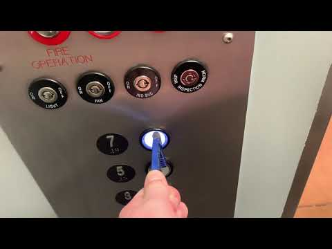 4K-60: MontgomeryKone Hydraulic Elevator/Lift @ Wells Fargo Bank Garage Downtown Tucson AZ