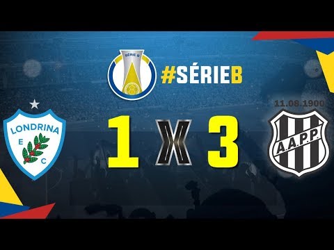 Os Gols de Londrina 1 x 3 Ponte Preta, Campeonato Brasileiro Série B