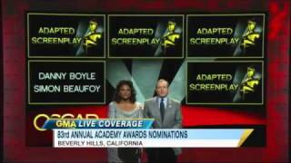 Oscar Nominations 2011: Announced by Mo'Nique, Tom Sherak 1/25/2011