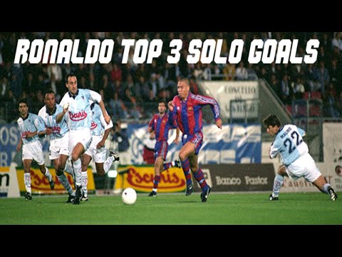 Ronaldo Fenomeno TOP 3 SOLO GOALS Ever !