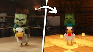 Minecraft: Chicken Jockey Arena Tutorial