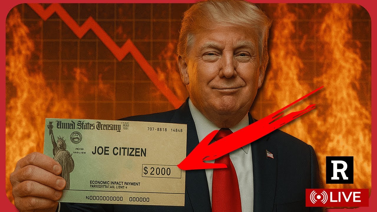 Trump Rolling Out $2,000 STIMULUS Checks in 2025 as the U.S. Economy Flashes RED | Redacted News