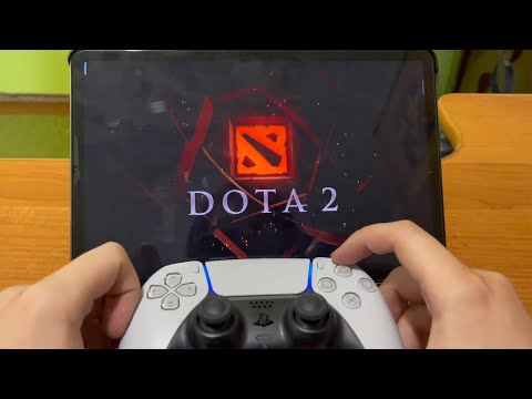 I DOWNLOADED DOTA 2 FOR ANDROID 🔥 THE BEST ANDROID GAMES DOTA 2, TABLET XIAOMI PAD 5, PS5 DUALSENSE