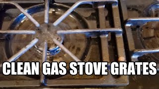 The BEST Way to Clean Gas Burner Grates: So EASY!