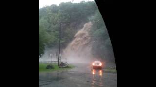 preview picture of video 'Waterfall between Watkins Glen & Montour Falls NY 9/7/11'