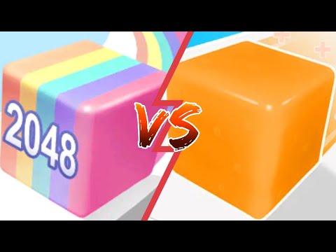 Jelly Run 2048 vs Level Up Jelly - Max Level Gameplay