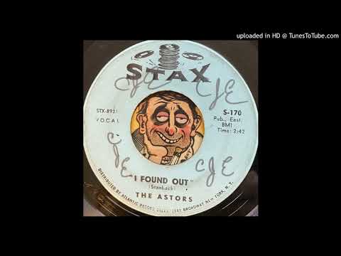 The Astors - I Found Out (Stax) 1965