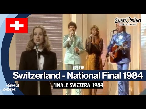EUROVISION SONG CONTEST SWISS NATIONAL FINAL 1984 SWITZERLAND -  FINALE SVIZZERA 1984 (SRG SSR)