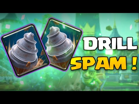Best Drill Deck in Clash Royale | Drill Spam Deck