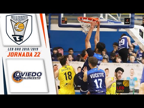 HIGHLIGHTS | Club Melilla Baloncesto - Liberbank Oviedo Baloncesto (ORO 18/19 - J22)
