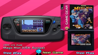 All Sega Game Gear Games w/ Box & Cartridge Art