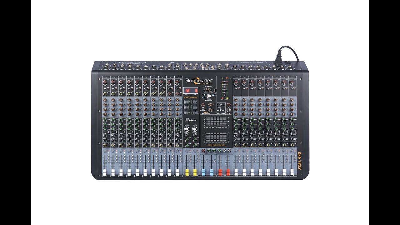 Studiomaster 18 Channel Mixer ORB 1822