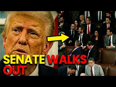 TRUMP CAUGHT OFF GUARD AS SENATE WALKOUT STUNS CAPITOL