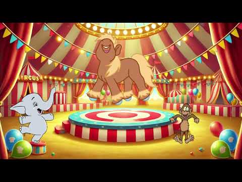 Tanz der Zirkustiere 🎪🐘 | Lustiges Kinderlied zum Mitsingen und Bewegen
