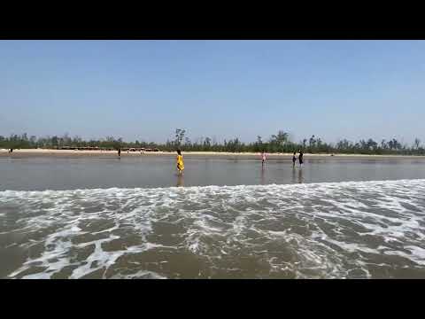 Kuhu and Bihu at Mandarmoni for first time