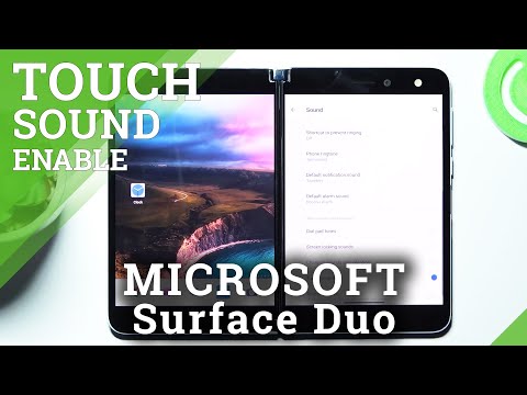 How to Turn On Touch Sounds in MICROSOFT Surface Duo - Turn Off Touch Sounds