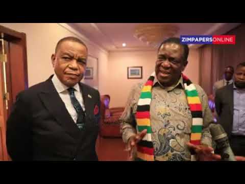 Mnangagwa visits general Chiwenga at home