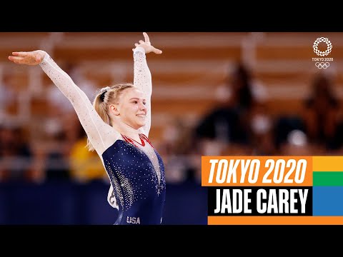 🤸‍♀️ Jade Carey's 🇺🇸 Winning Women's Floor Routine | Tokyo Replays