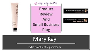 PRODUCT REVIEW- Mary Kay Extra Emollient Night Cream- THE BEST FOR DRY FEET!!